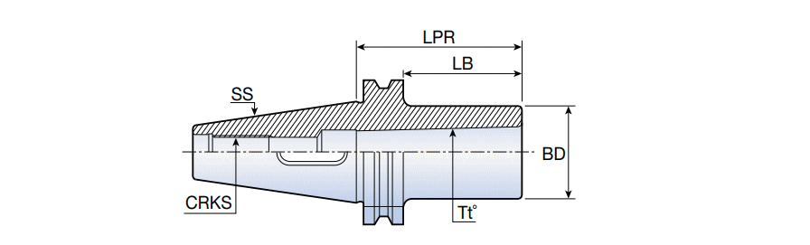 DIN69871 50 MT4X 95