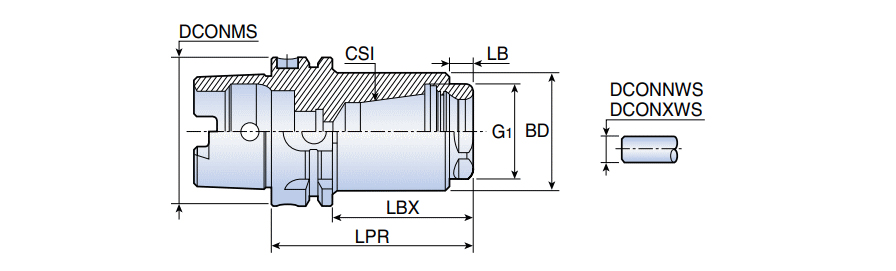 HSK A 63 ER 32 SHORT